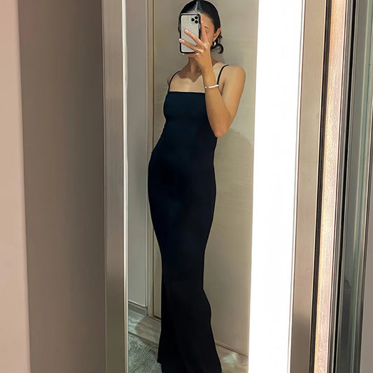 Women's Casual Lounge Slip Long Dress